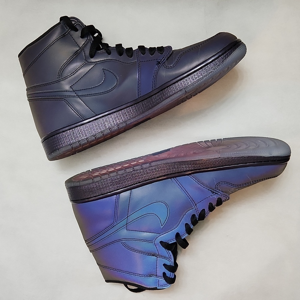 Nike Air Jordan 1 Retro High Zoom Fearless Iridescent  Sneakers (M Size 10) - Picture 11 of 16